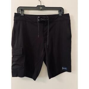 O’Neil Men’s Board Short Swim Trunks Black Size M Tie Front